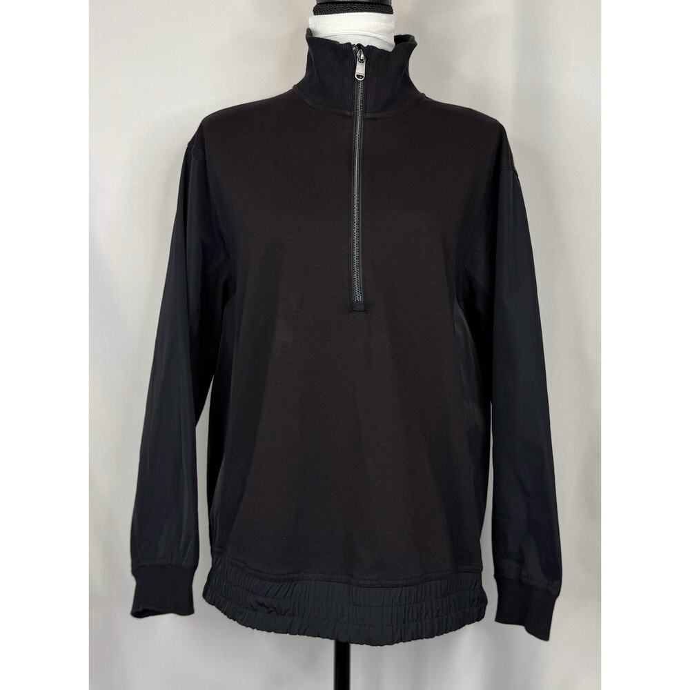Athleta Womens Triumph Hybrid 1/2 Zip Pullover Sweatshirt Jacket Size PS Casual